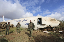 2015-10-12 TriStar Cargo A300 made forced landing west of Mogadishu