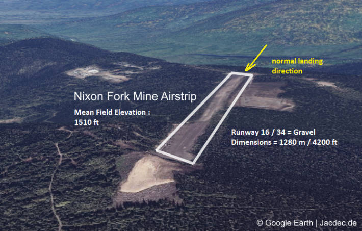 2015-11-22 Bush Air Cargo DC-3 badly damaged on landing Nixon Fork Mine, Alaska