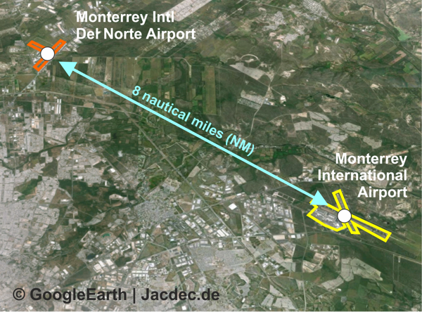 2016-03-31 Aeromexico E-170 lands at wrong airport in Monterrey