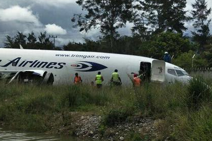 2017-07-18 TRI-MG Boeing 737-300F runway excursion at Wamena