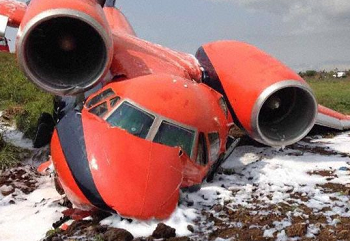 2017-07-29 CAVOK Antonov AN-74 overran runway at Sao Tome